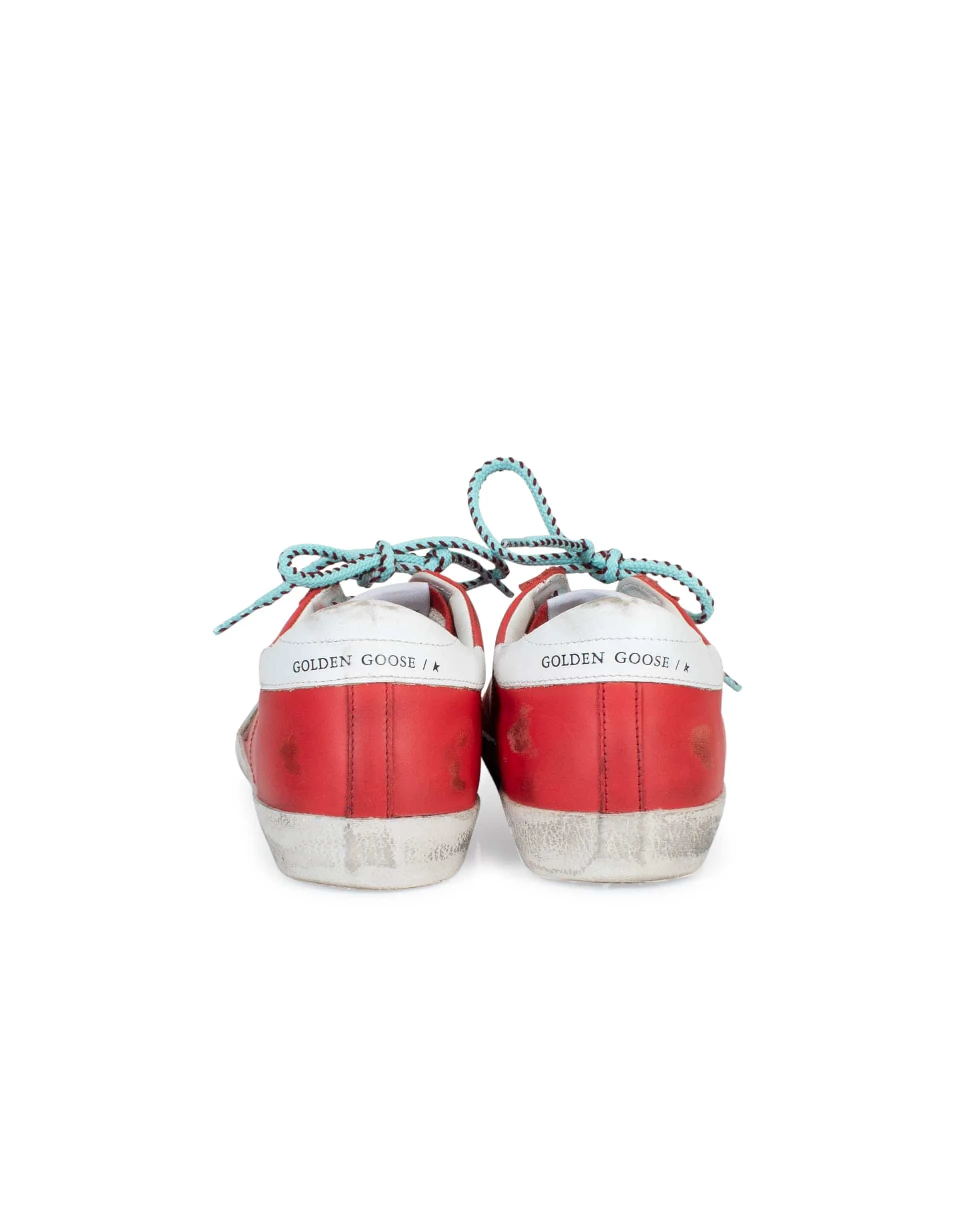 "Superstar" Red Silver Sneakers