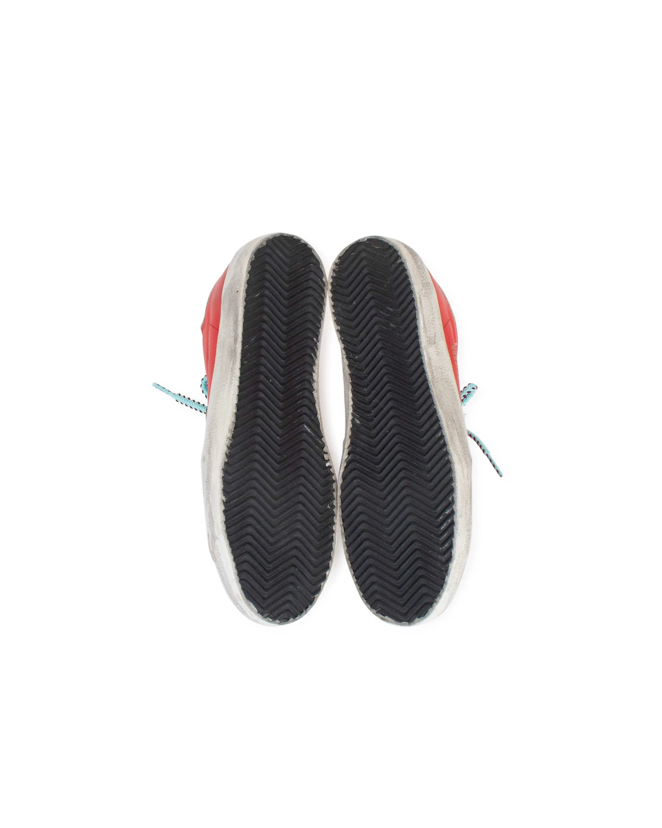 "Superstar" Red Silver Sneakers