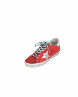 "Superstar" Red Silver Sneakers