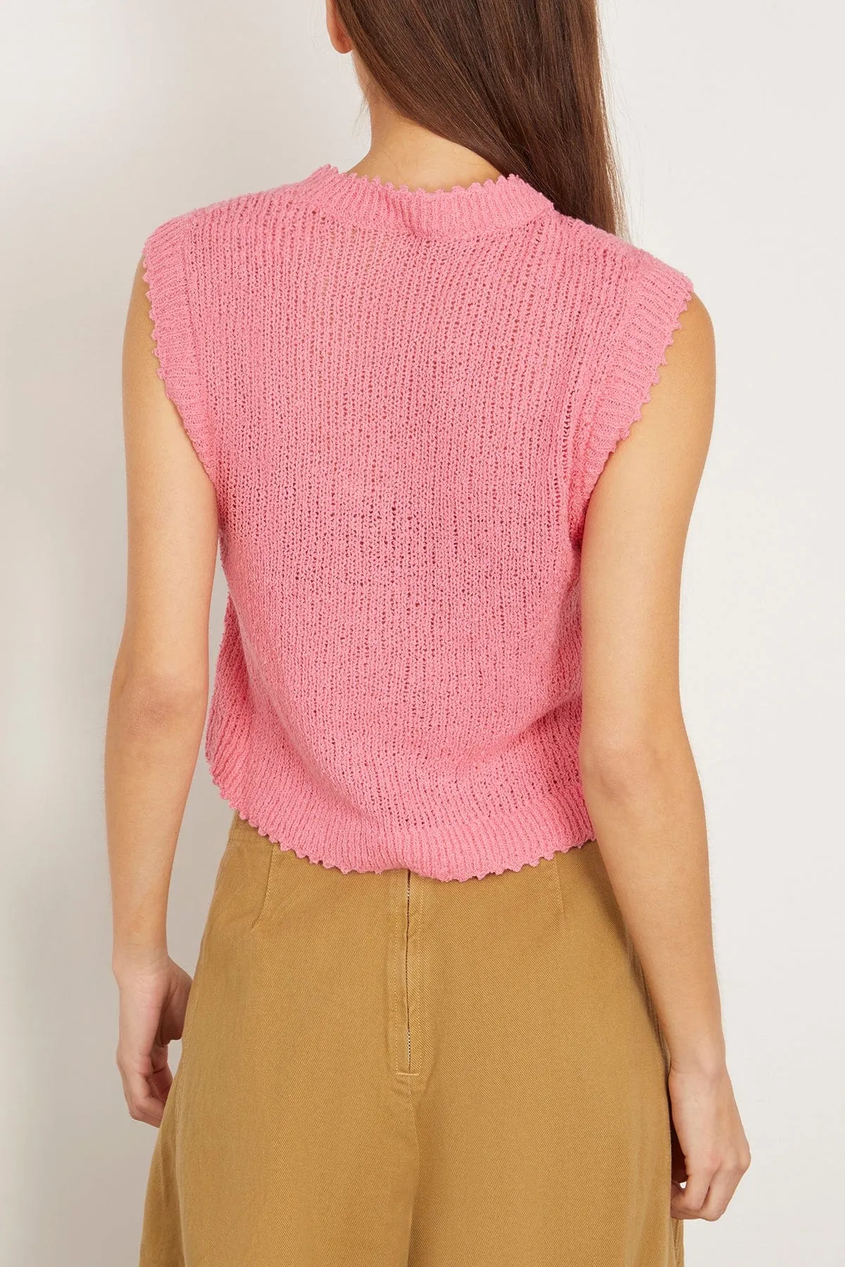 Relent Top in Neon Pink