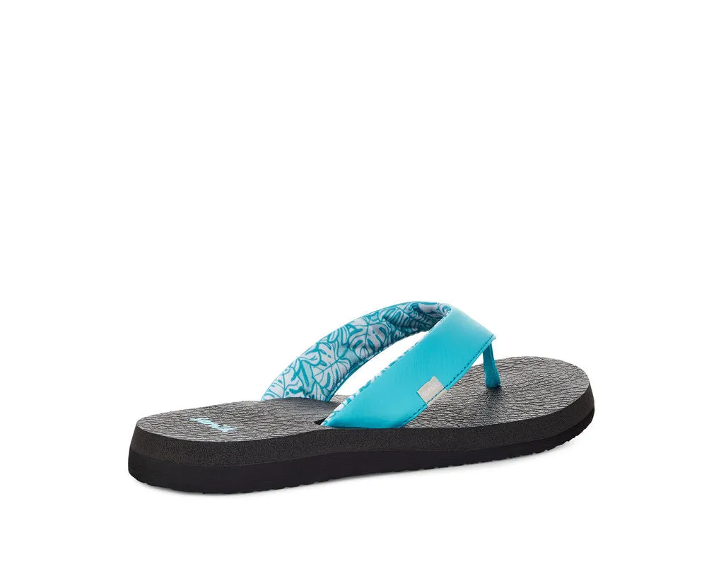Sanuk Women's Yoga Mat Flip Flop - Scuba Blue 1139334