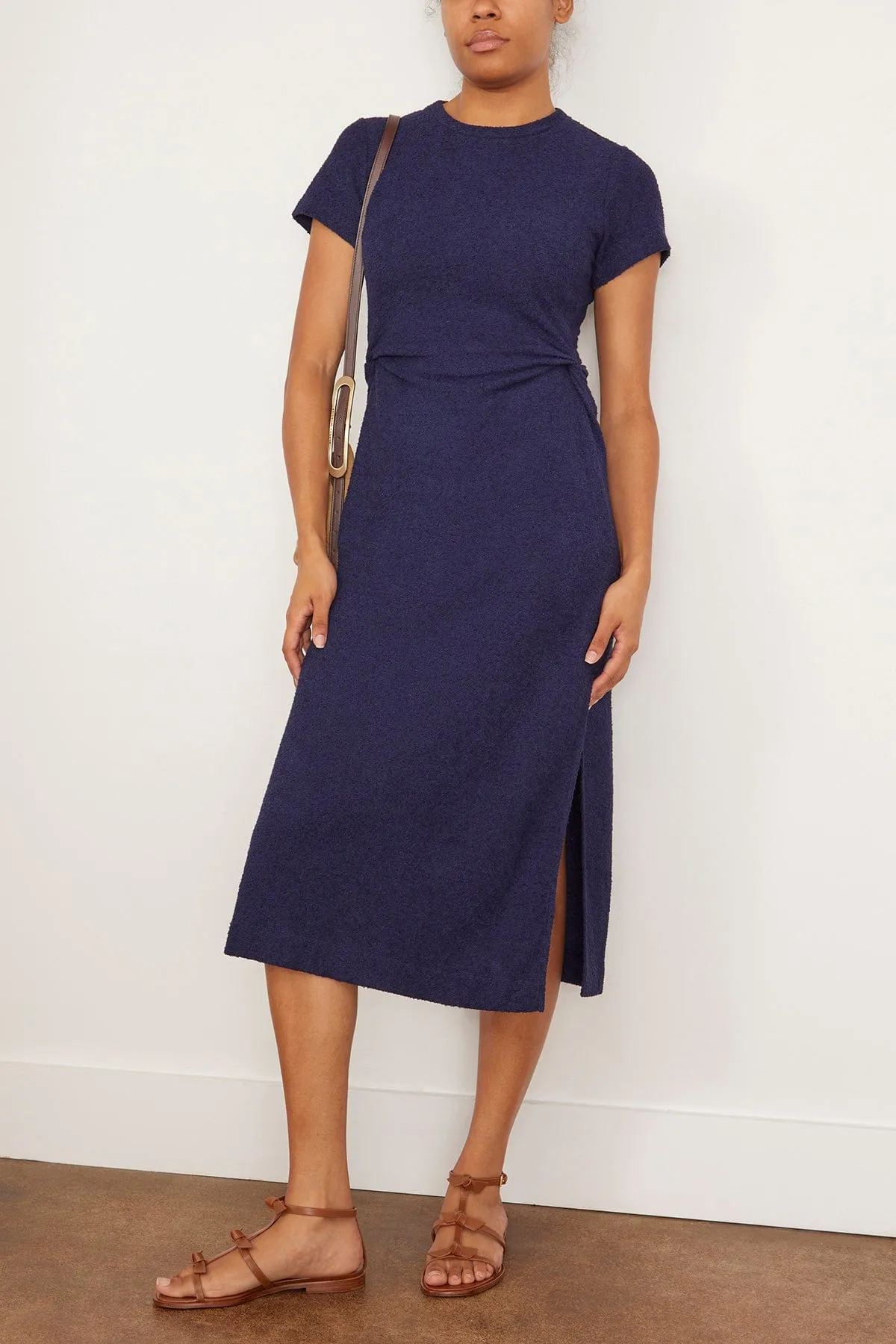 Short Sleeve Aurora Dress in Maritime Blue