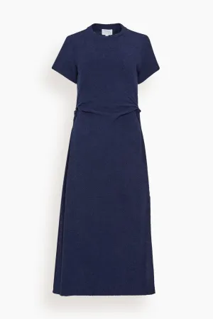 Short Sleeve Aurora Dress in Maritime Blue