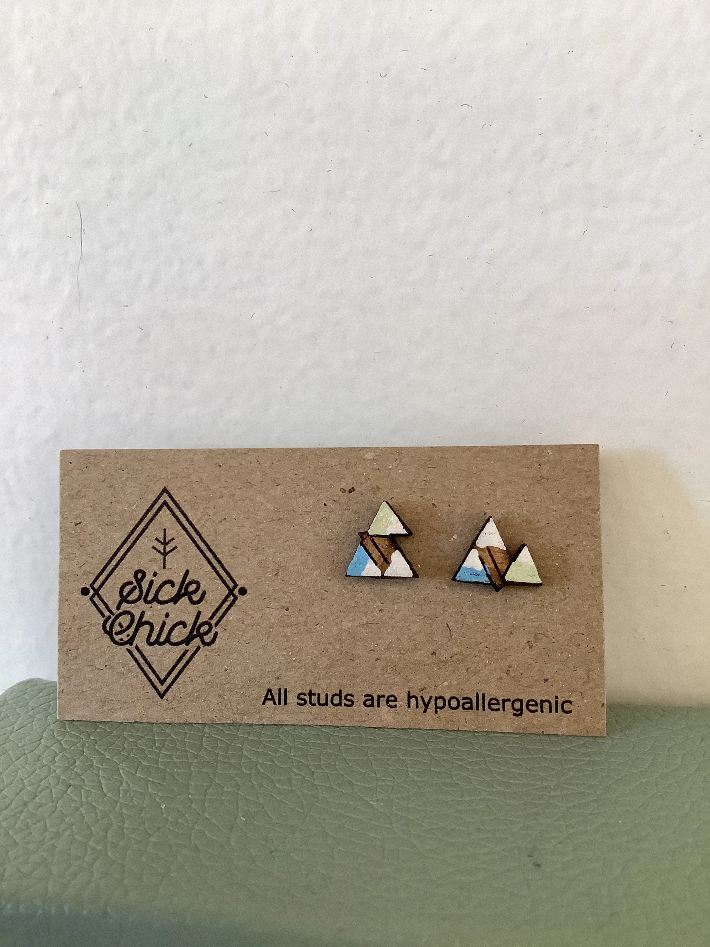 Sick Chick Mountain Trio Studs #40