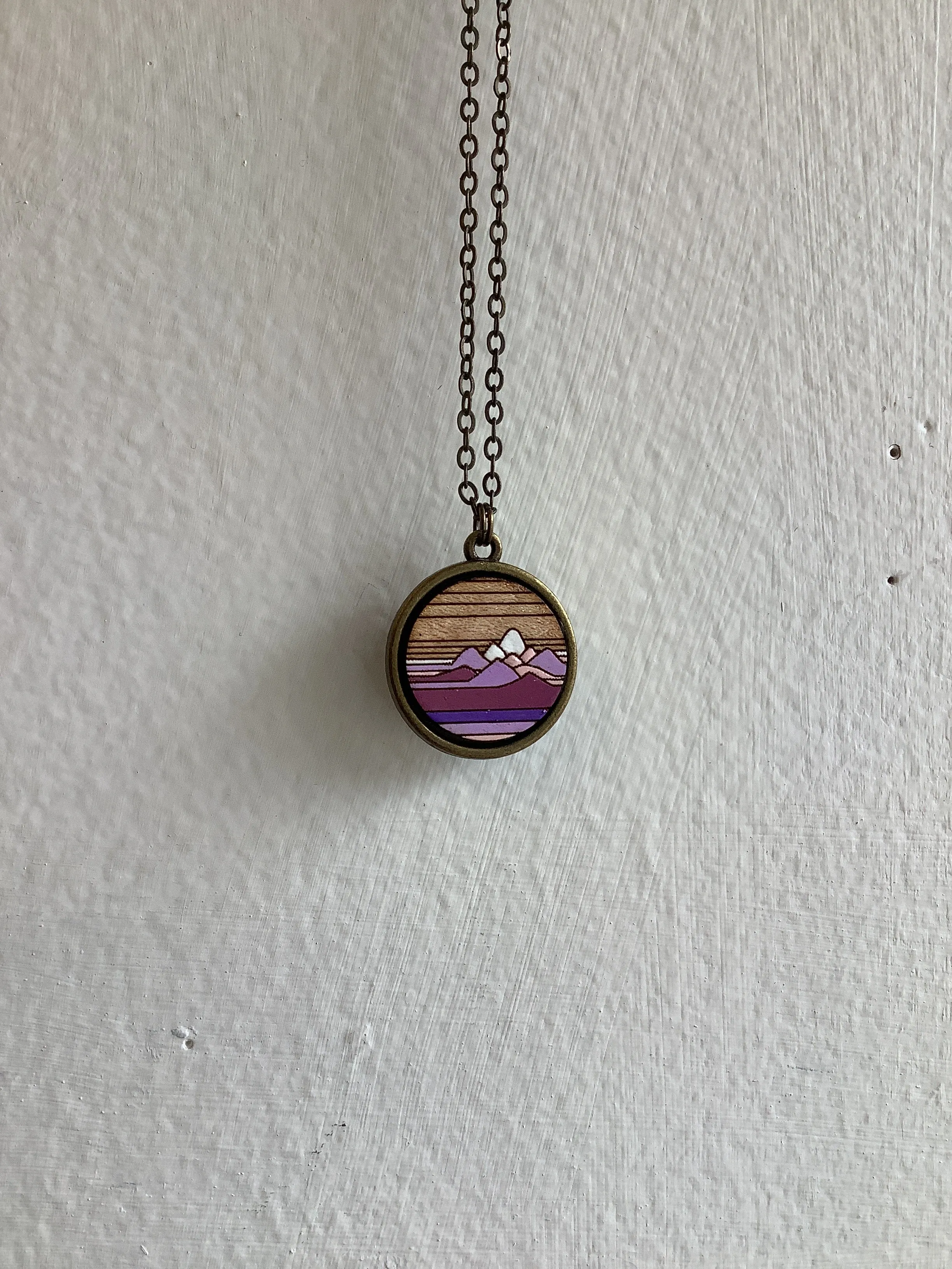 Sick Chick Purple Mountain Necklace #21