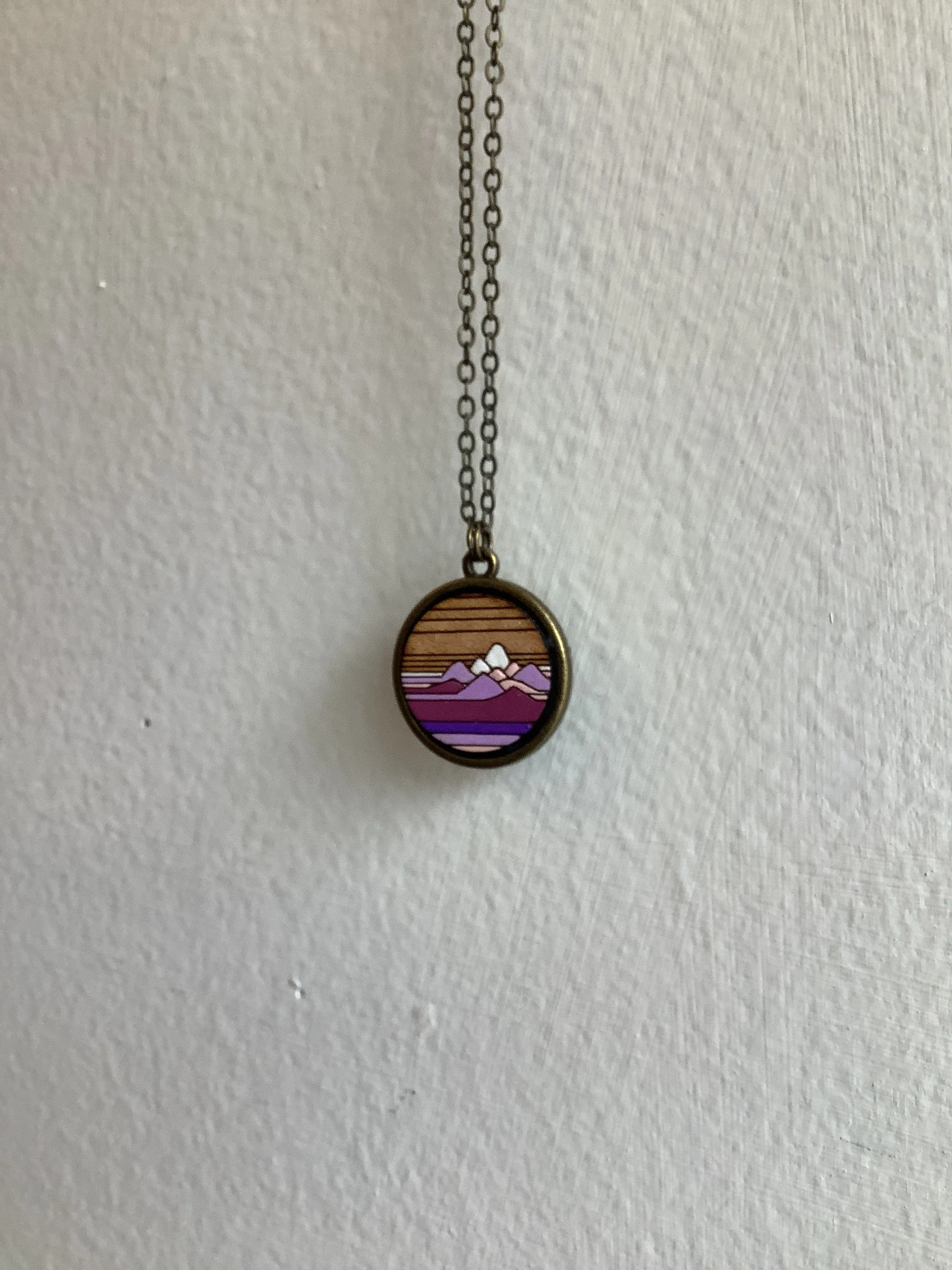 Sick Chick Purple Mountain Necklace #21