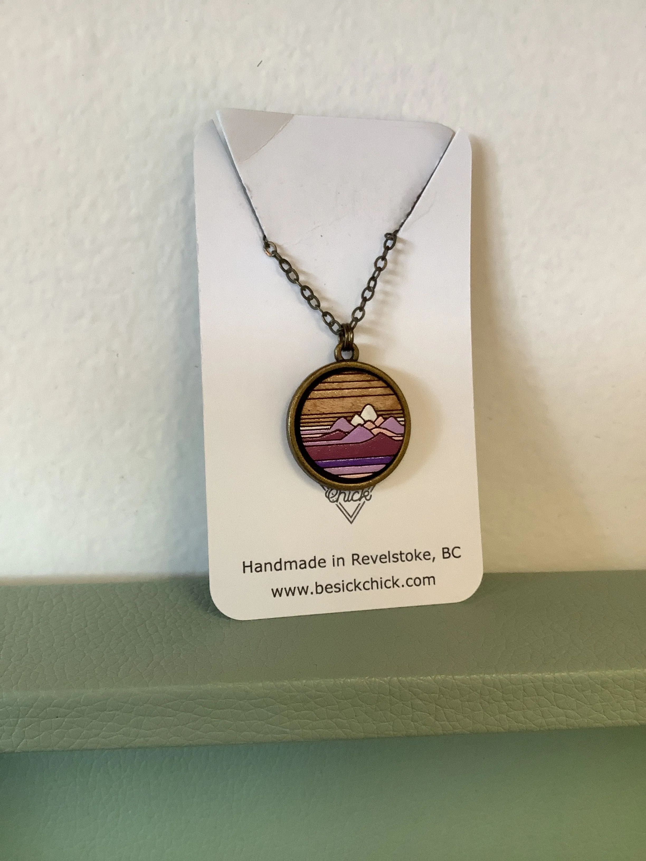 Sick Chick Purple Mountain Necklace #21