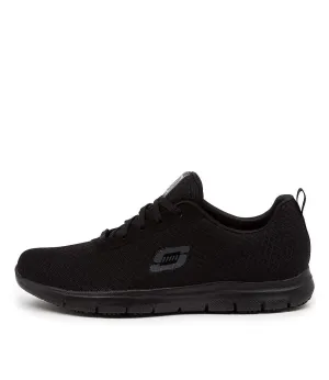 Skechers Women's Ghenter Bronaugh Work Shoe, Black, 10