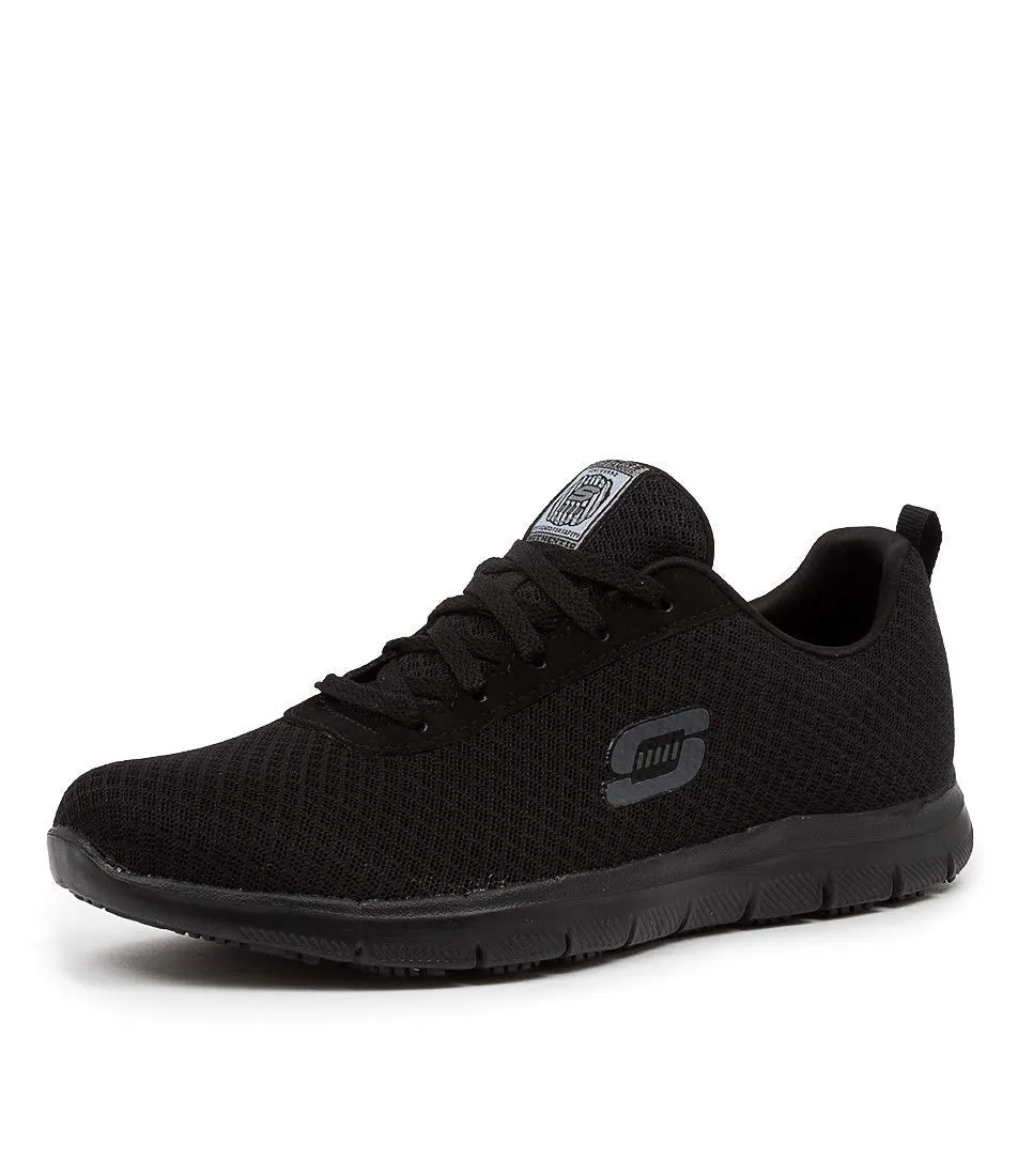 Skechers Women's Ghenter Bronaugh Work Shoe, Black, 10