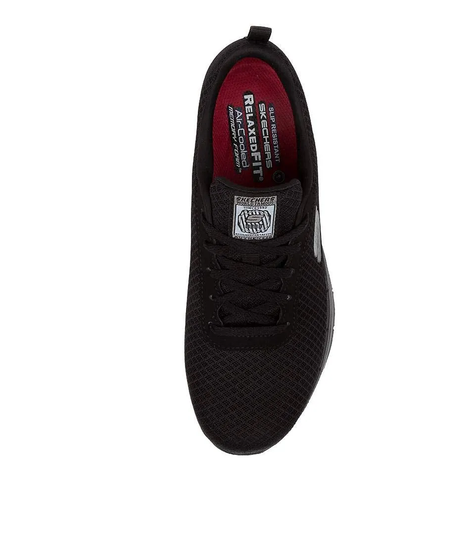 Skechers Women's Ghenter Bronaugh Work Shoe, Black, 10