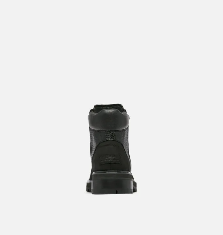 SOREL WOMEN'S LENNOX HIKER STKD BOOT-BLACK, GUM 2