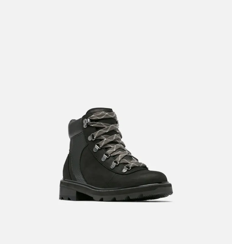 SOREL WOMEN'S LENNOX HIKER STKD BOOT-BLACK, GUM 2