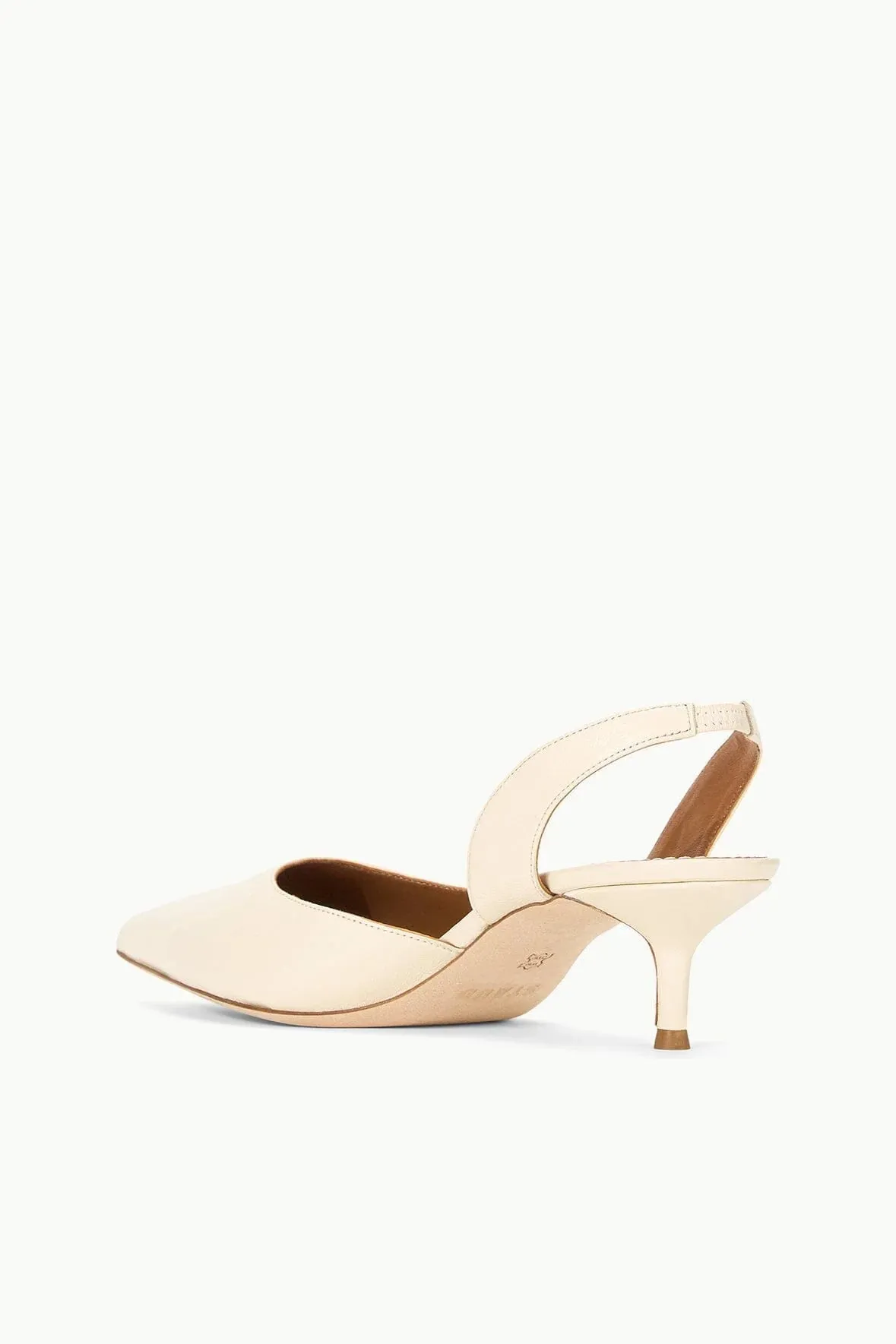 Staud - Sebastian Slingback Cream