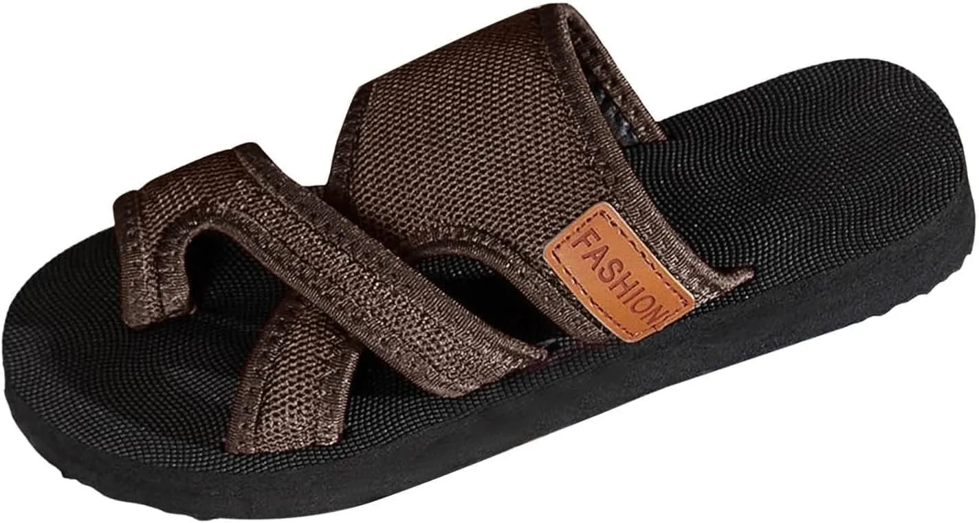 Summer Flat Flip Flops for Women Yoga Mat Slip On Beach Walking Sandals Comfortable Thong Cushion Non Slip Sandals Fashion Vacation Shoes Indoor Outdoor
