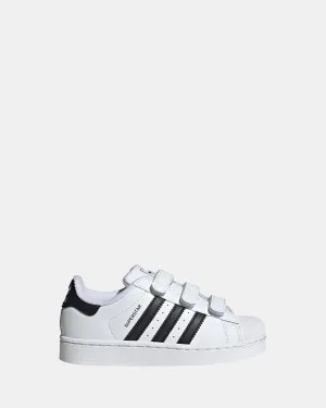 Superstar Ii Pre-School White/Black/White