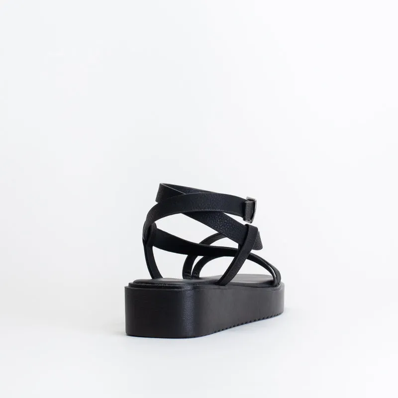 Unreal Women Flatform X-Over Sandal _ 150681