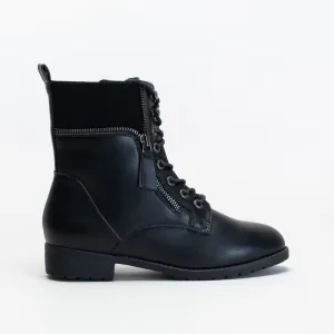 Unreal Women Zip  Military Boot _ 146886