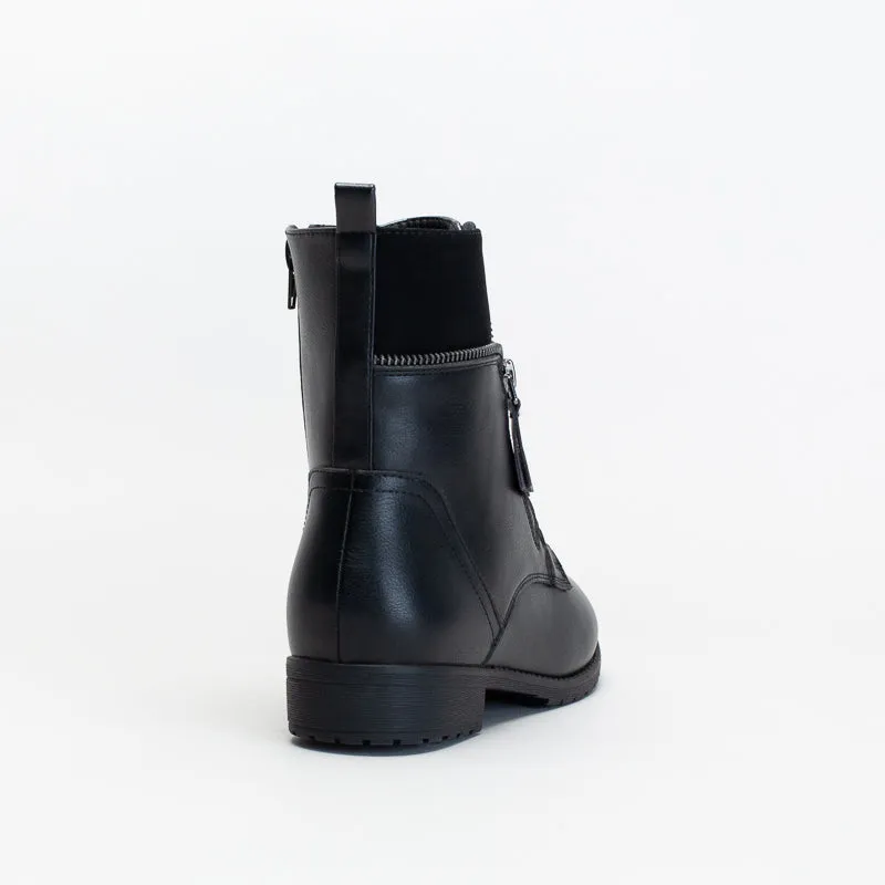 Unreal Women Zip  Military Boot _ 146886