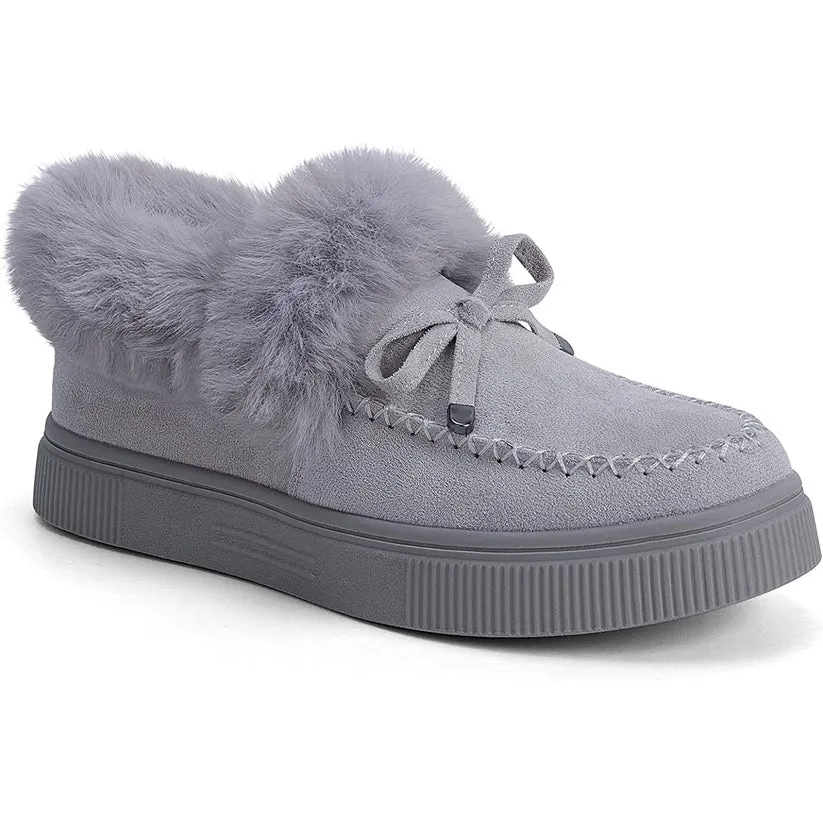 Warm Moccasin Slipper Boots