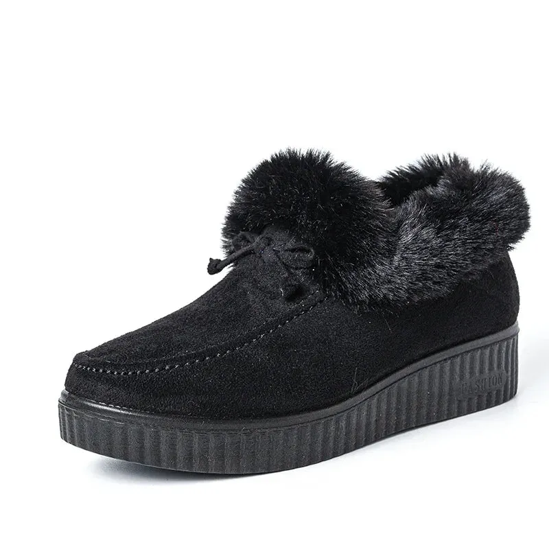 Warm Moccasin Slipper Boots