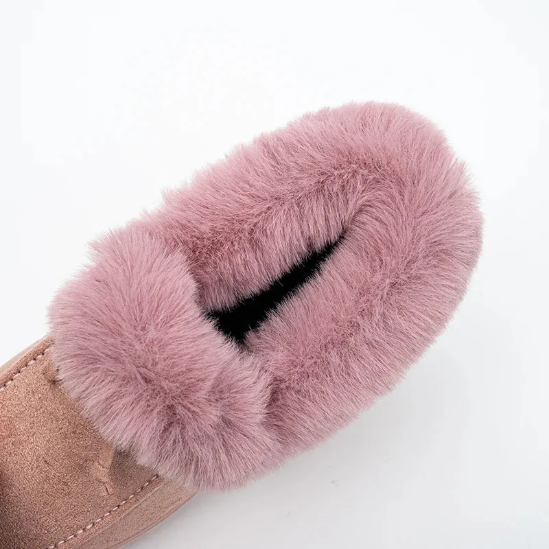 Warm Moccasin Slipper Boots