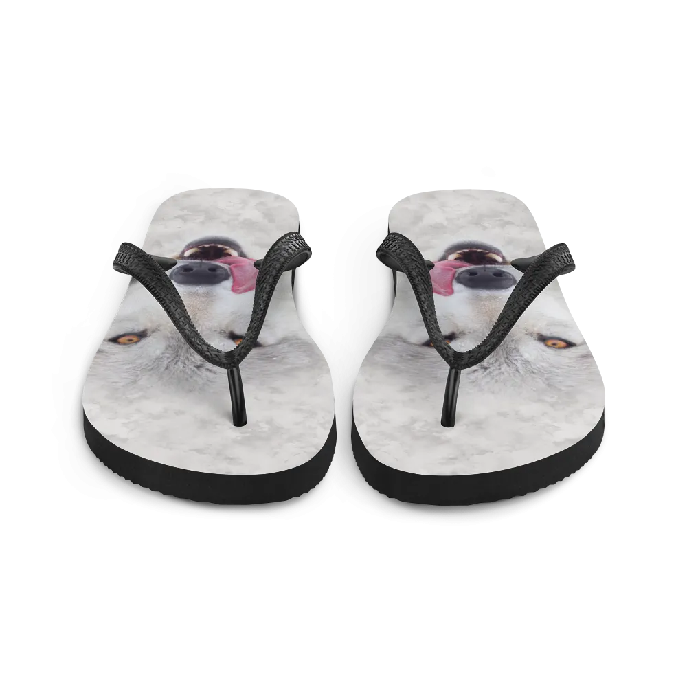 Wolf Flip-Flops