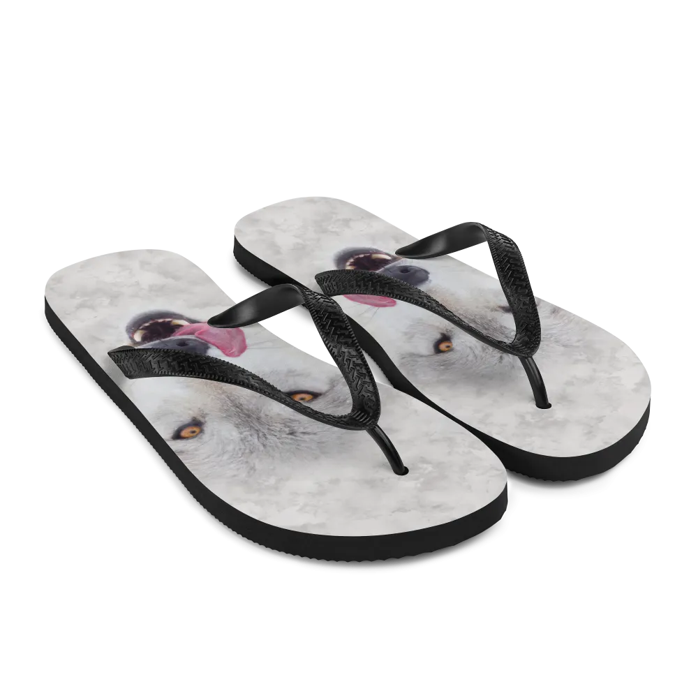 Wolf Flip-Flops