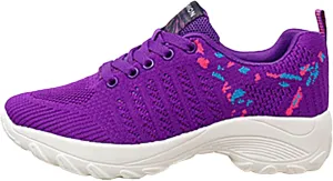 Womens Athletic Walking Shoes Women's Running Tennis Shoes Comfortable Non Slip Breathable Workout Sports Sneakers