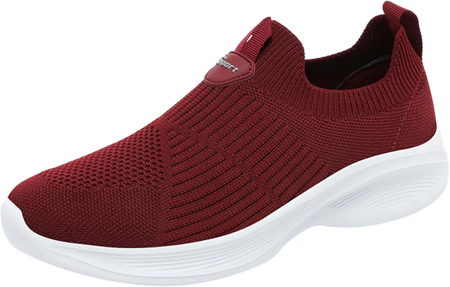 Womens Slip on Sneakers Womens Walking Shoes Non Slip Gym Workout Shoes Casual Breathable Mesh Shoes for Women