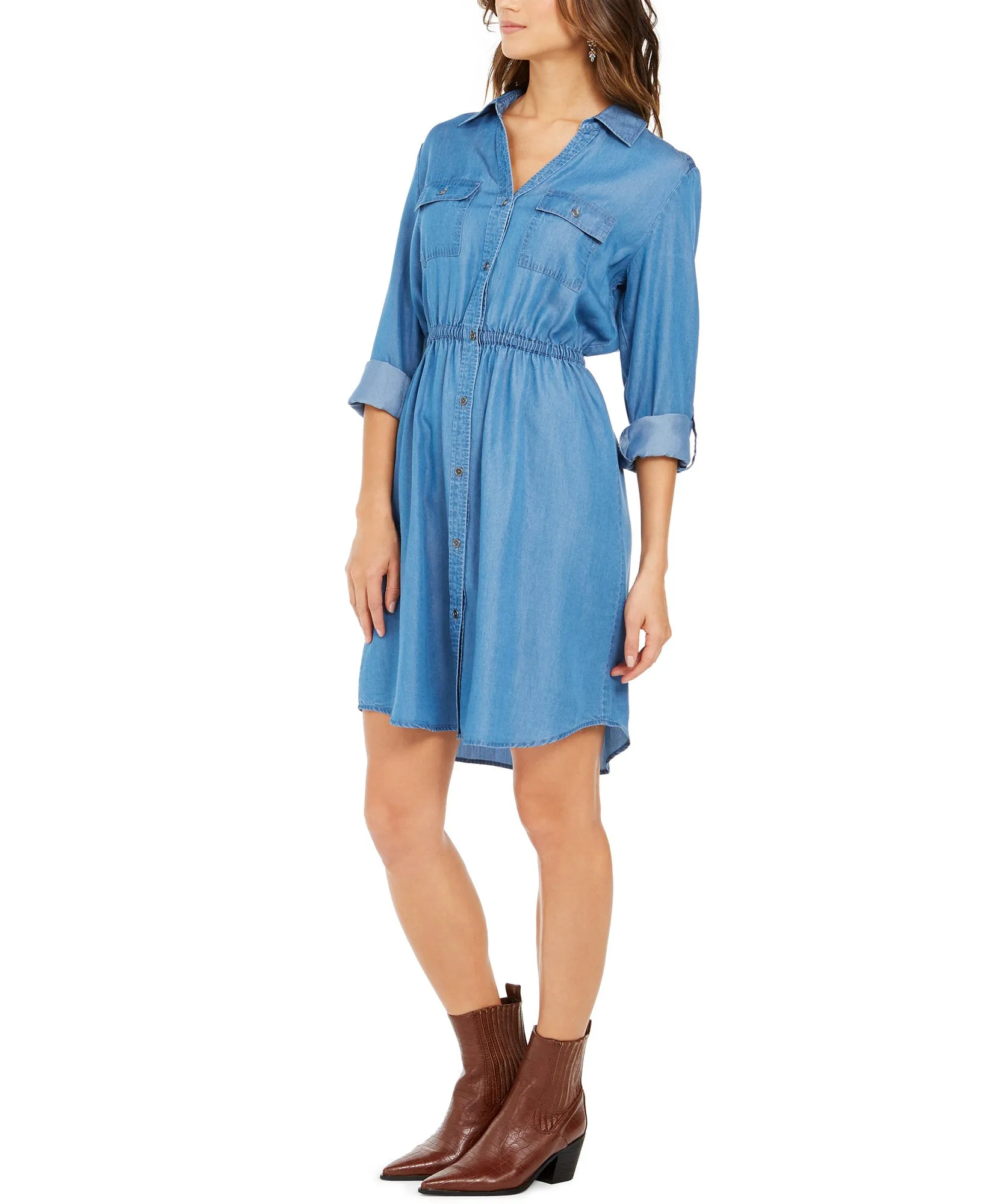 Woven Utility Dress
