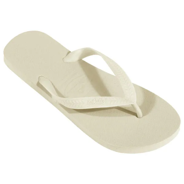 Zohula Originals Cream Flip Flops - Bulk Buy - 10-100 Pairs