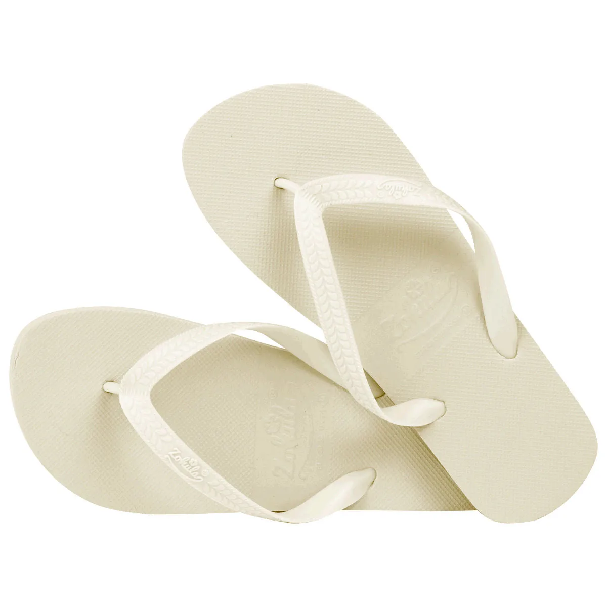 Zohula Originals Cream Flip Flops - Bulk Buy - 10-100 Pairs